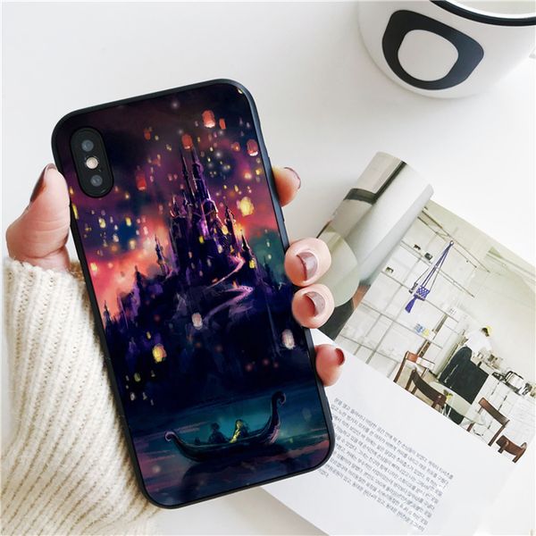 

capa tangled cover for iphone 11 pro xs max xr case for iphone 8 7 6s plus 5s se 5 case soft silicone cover.
