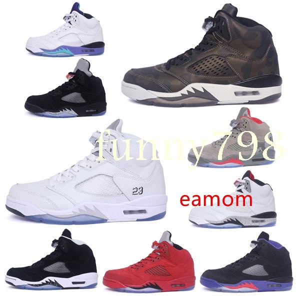 

2019 высшего качества 5 mens 5s баскетбол обувь женщины concord мужчины 45 платиновых дизайнерская корзинах спортивные тренажеры chaussures, Black