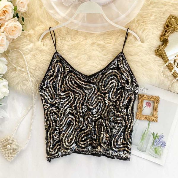 

женщина vest hot sexy ремень sequined v-образный вырез тонкого tops винтажного эластичный пояс короткие топы chic 2020 моды, White
