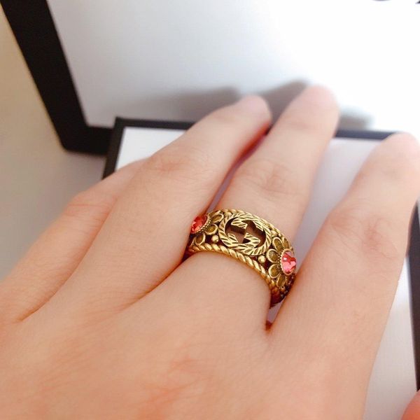 

latest special design ring brass ring luxury ring adjustable size women fashion jewelry supply, Golden;silver