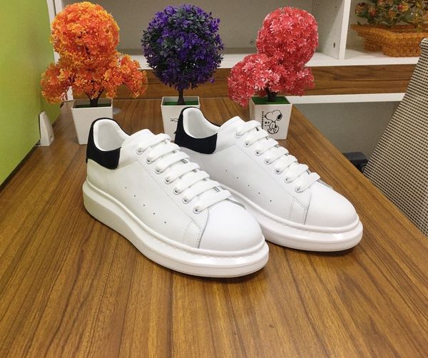 

новая блестящая пара обуви высокое качество кожи повседневная обувь противоскользящая и износостойкая мужская и женская обувь с коробкой, Blue;gray