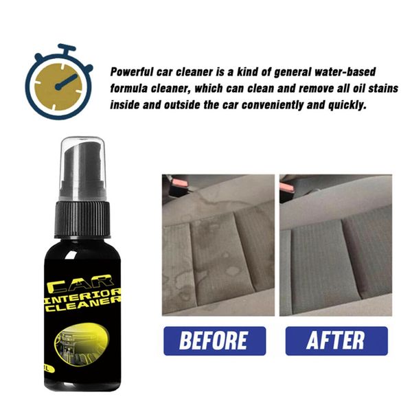 

1 pc car interior cleaner 30ml-100ml, 50ml / 120ml car care interior polish leather seat sofa panel dashboard tire cleaner kit