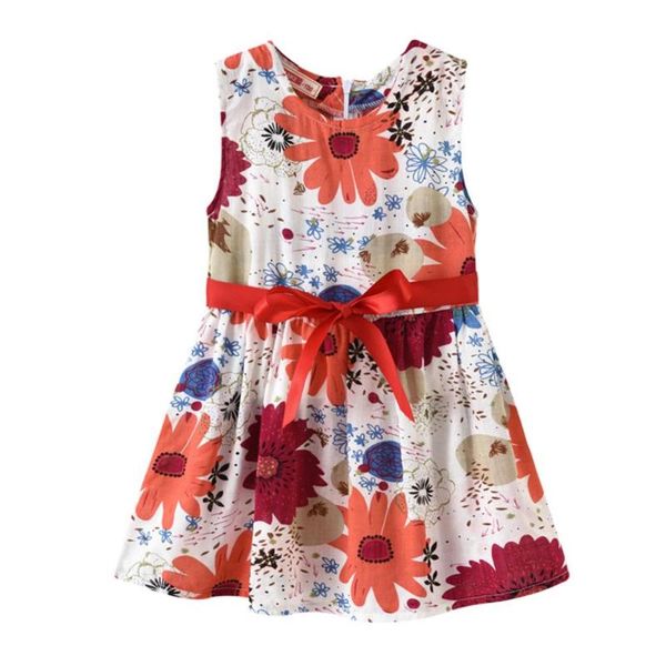 

baby girl dress summer baby kids dress children clothing princess party, Red;yellow