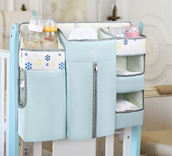 

baby bed diaper organizer bedding sets accessories storage nursery organization baby crib bed hanging storage bag