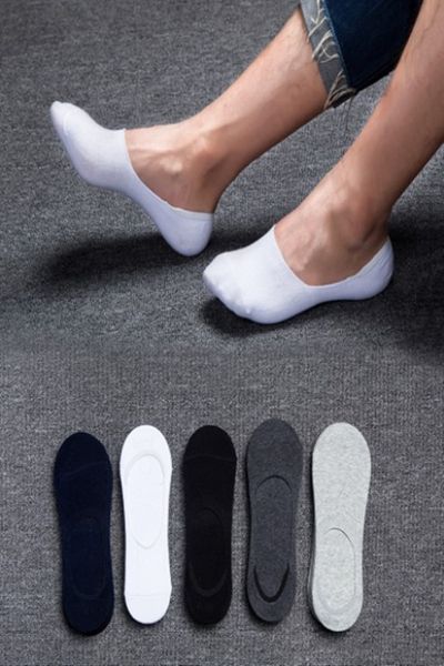 

men's clean solid color socks, odor proof, sweat proof, young people's socks. the seventy-second category.spring and summer, Black