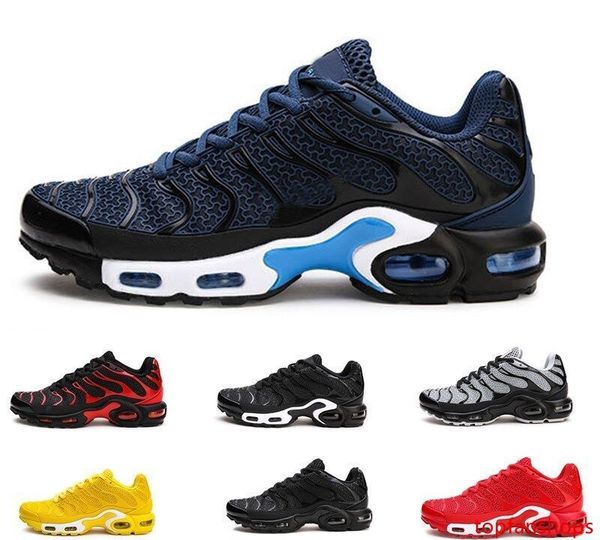 

2020 new arrival men mens plus tn outdoor running shoes grey black yellow white triple outdoor trainers running shoes sneakers size 40-46