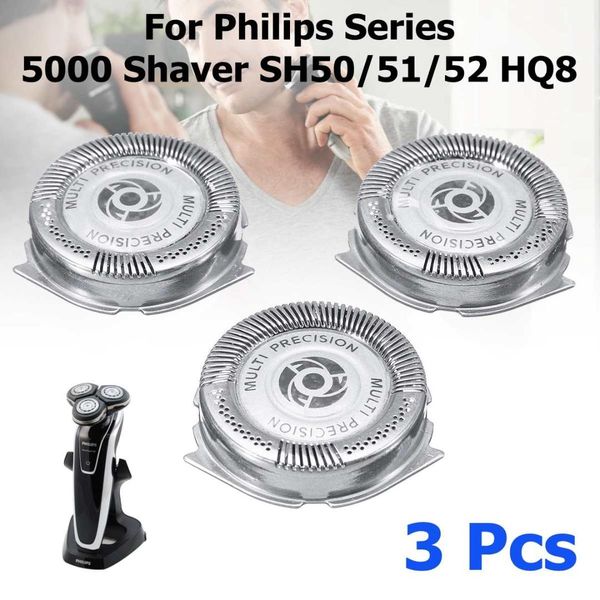

new 3pcs replacement shaver heads for p hilips series 5000 shaver sh50/51/52 hq8