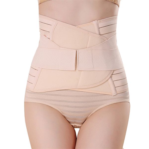 

postpartum belly band&support new after pregnancy belt belly maternity bandage band pregnant women shapewear clothes, White
