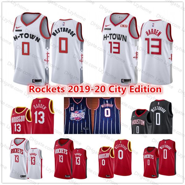 black and red houston rockets jersey