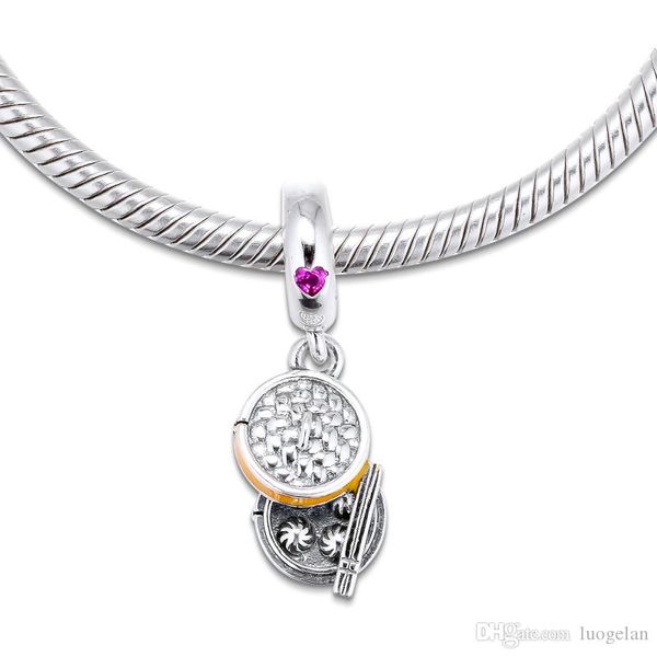 

2019 original 925 sterling silver jewelry chinese bao charm beads fits european pandora bracelets necklace for women making, Bronze;silver