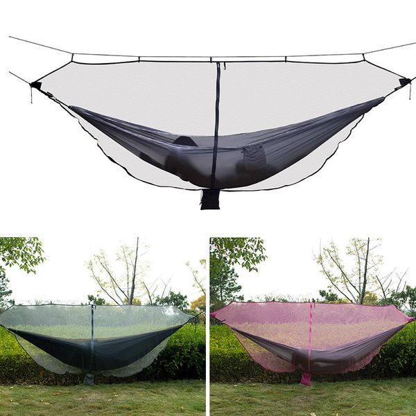 

2019 portable double person hammock mosquito net for camping garden hunting travel 19ing