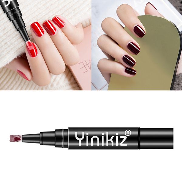 

5мл женщины ногтей гель лак для ногтей pen маникюрные инструменты клей, Red;pink