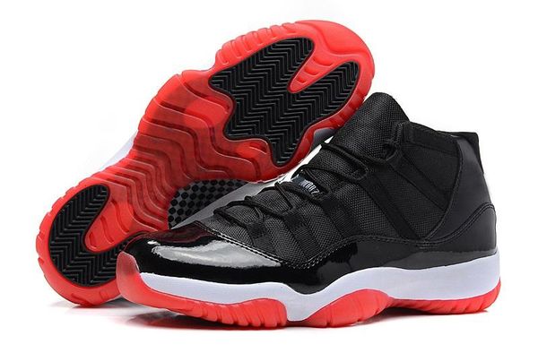 

classic 11s shoes women men bred gamma legend blue varsity gym red concord space jam infrared georgetown 11 shoes with c16, Black
