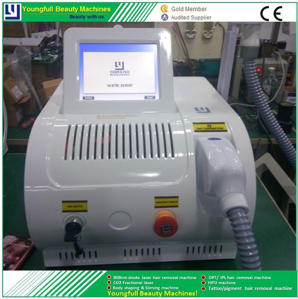 

portable shr ipl hair removal machine /mini depilator device acne clearance pigmented lesions vascular removal skincare salon equipment, Black