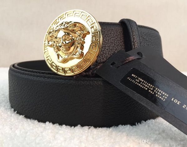 

2019 fashion classic belt brand men and women high-quality buckle luxury belt, Black;brown