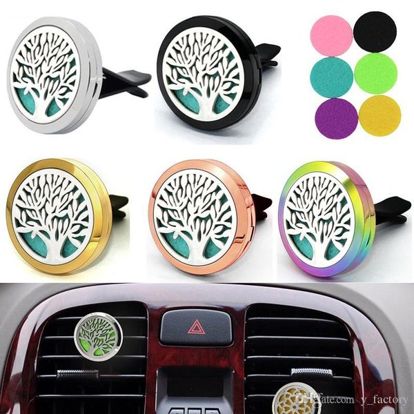 Air Freshener Aromatherapy Essential Oil Diffuser Clip Vent Locket Clip For Car With Refill Pads Large Aroma Diffuser Large Room Essential Oil
