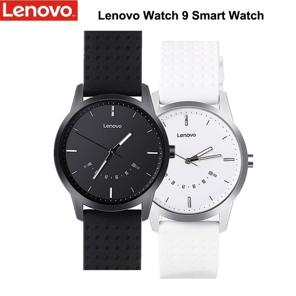 

original lenovo watch 9 smart watch waterproof alignment time phone calls reminding smart watch men for android smartwatch, Slivery;brown