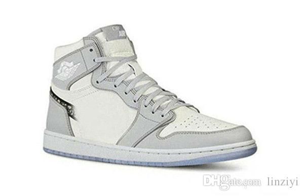 

2019 новое прибытие 1 high og brand 1s баскетбол обувь парень девушка белый серый черный спортивные тапки