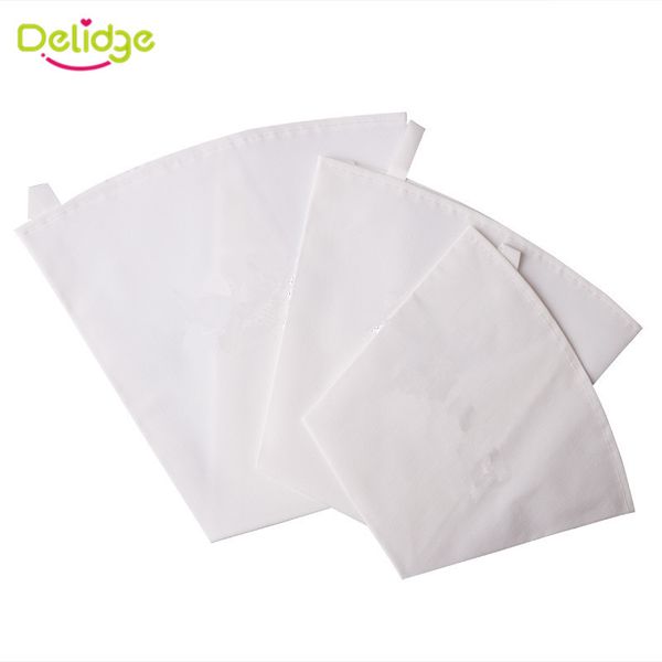 

delidge 1pc cloth cake pastry bags re-useable cookies biscuits dessert icing piping bag fondant cake decorating pastry tips tool