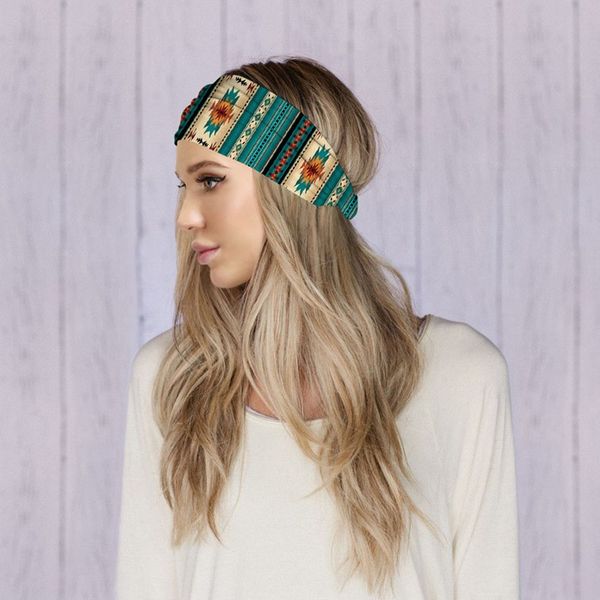 

starry sky digital printing sports yoga fashion trend hair band sweat-absorbent fitness turban, Yellow;black