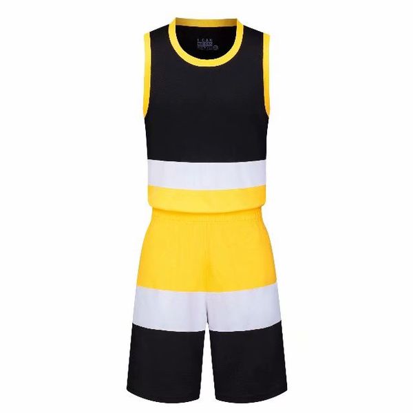 

men blank double-sided basketball team uniforms kits sports clothes tracksuits personality customized basketball sets with shorts 25-34, Blue;black