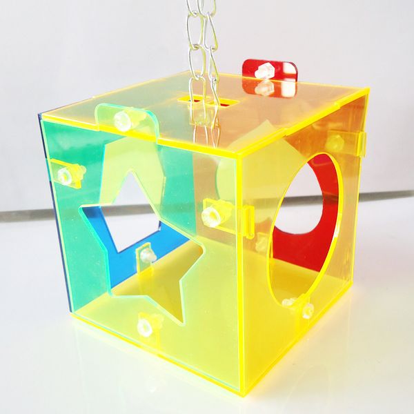 

parrot second gram force 3 color hut colour foraging organ parrot toys