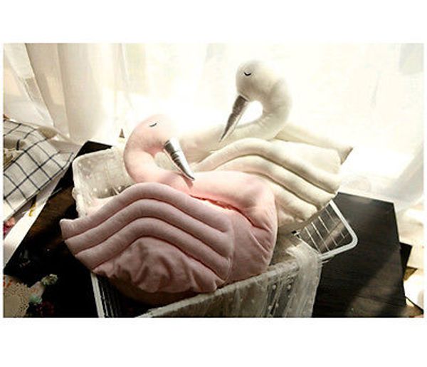 

baby kids healing swan doll pillow soft plush stuff toys cushion lumbar pillow