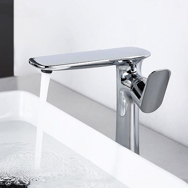 

chrome brass bathroom basin faucet counter water mixer bathroom cold tap