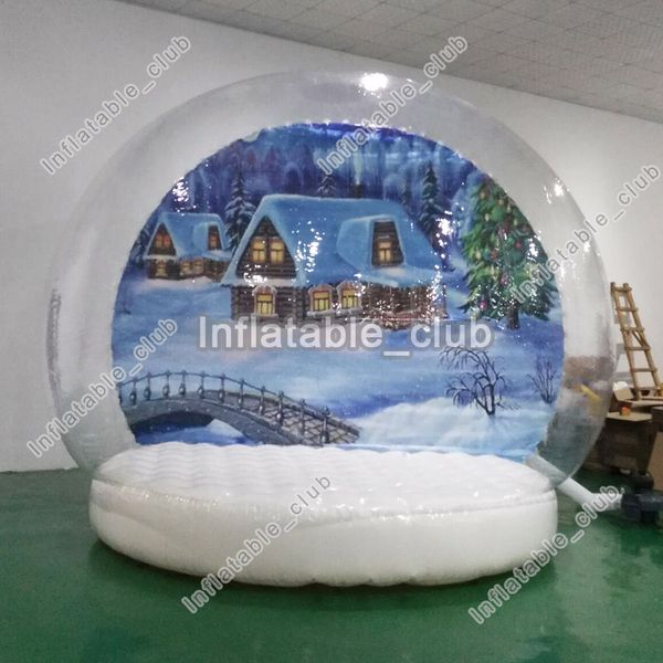

promotion inflatable snow globe for advertising popular christmas decoration products pvc clear inflatable snow globe p booth