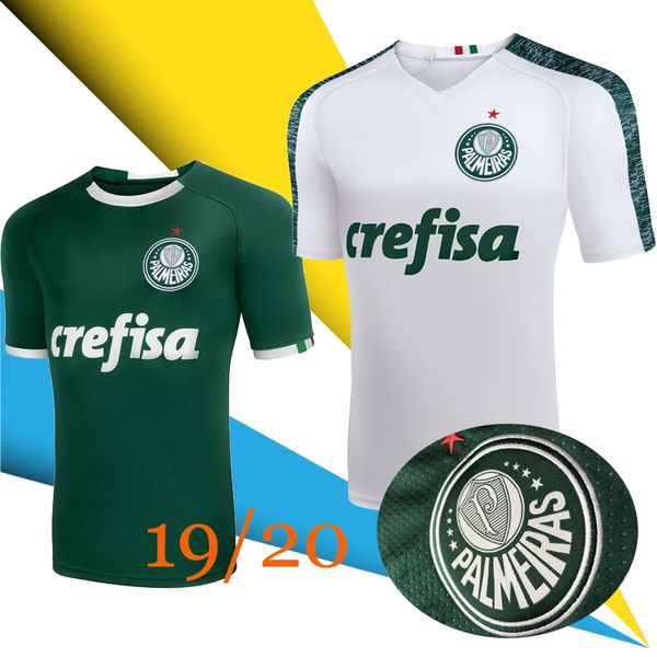 

thai quality 19 20 palmeiras soccer jersey brazil home away green dudo g.jesus jean alecsandro palmeiras lucas lima football shirts, Black;yellow