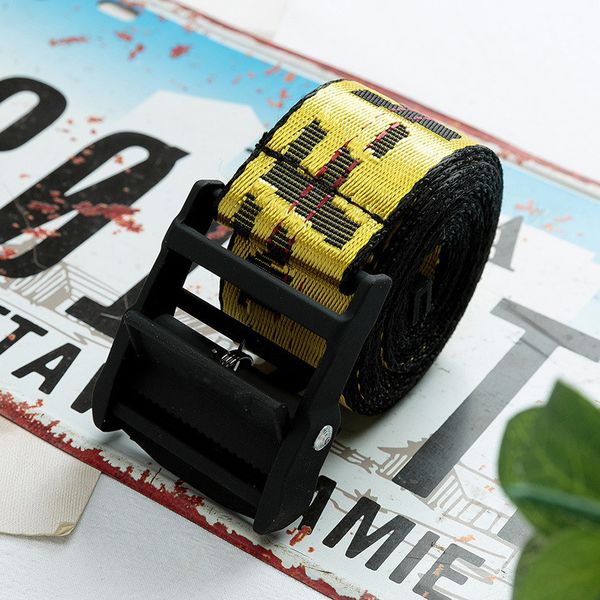 

women men canvas belt fashion brand letters printed belt canvas strap long jeans belts for ribbon belt weave yellow belts, Black;gray