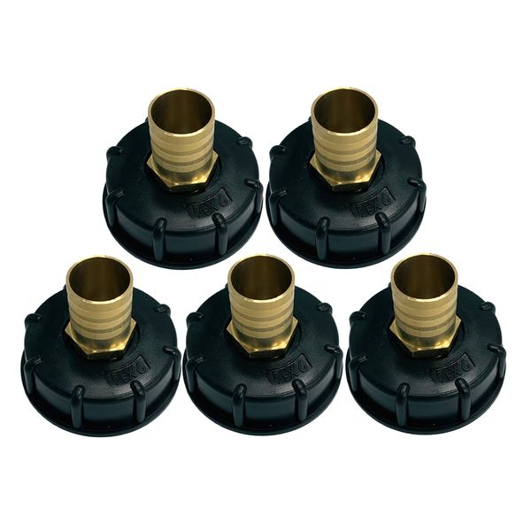 

5pcs ibc tank adapter female thread 1/2\" 3/4\" 1\" water tank adapter fittings