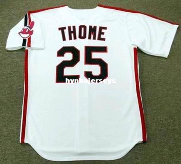 

custom jim thome stitched 1993 majestic vintage home baseball jersey retro mens jerseys shirt, Blue;black