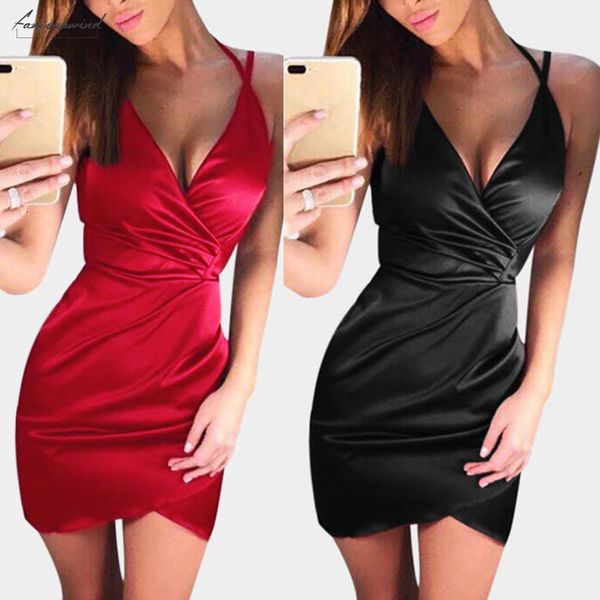 

dresses women sleeveless bandage bodycon mini dress ladies v neck club solid party evening short dress vestido designer clothes, Black;gray