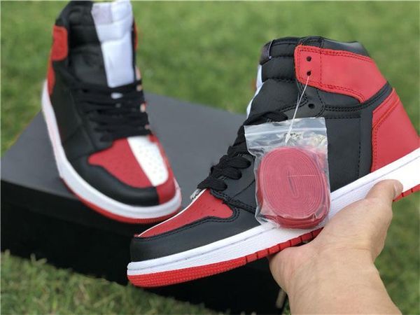 

2020 wholesale high og court purple pine green 1s man casual shoes authentic quality ar9880 -023 outdoor sports sneakers with box, Black