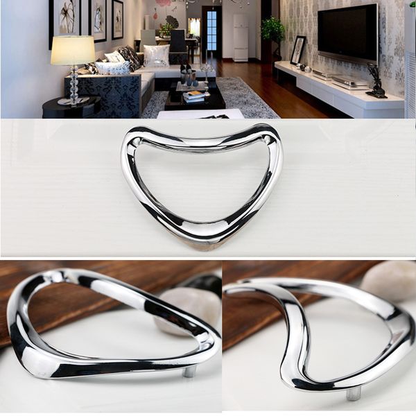 2019 96mm Heart Shaped Cabinet Closet Simple Door Handles For