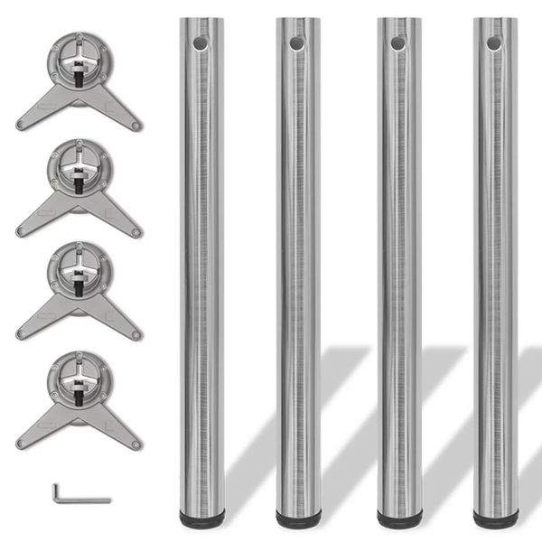 

4 регулируемая по высоте ножки стола brushed nickel 710 мм общие инструменты