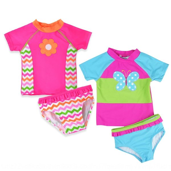 

baby 2020 split two-piece sunscreen baby 2020 children's split two-piece swimsuit sunscreen children's swimsuit, White;black