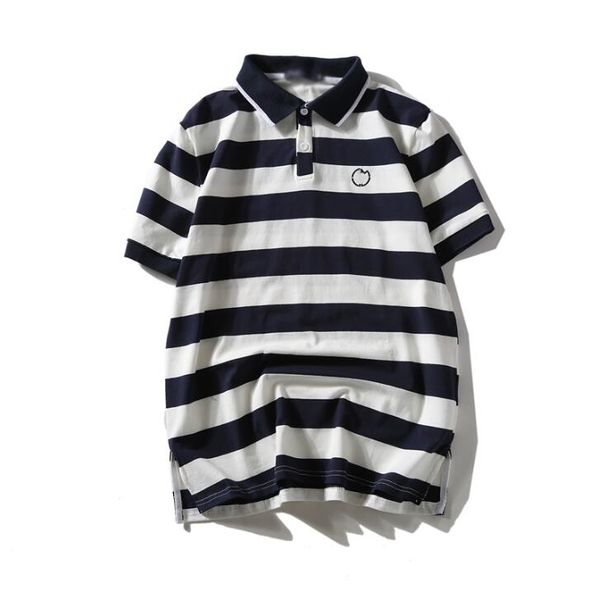 

mens with logo stripe tshirts fashion brand shirts cotton outdoor sport man tees new selling luxury leisure t shirt, White;black