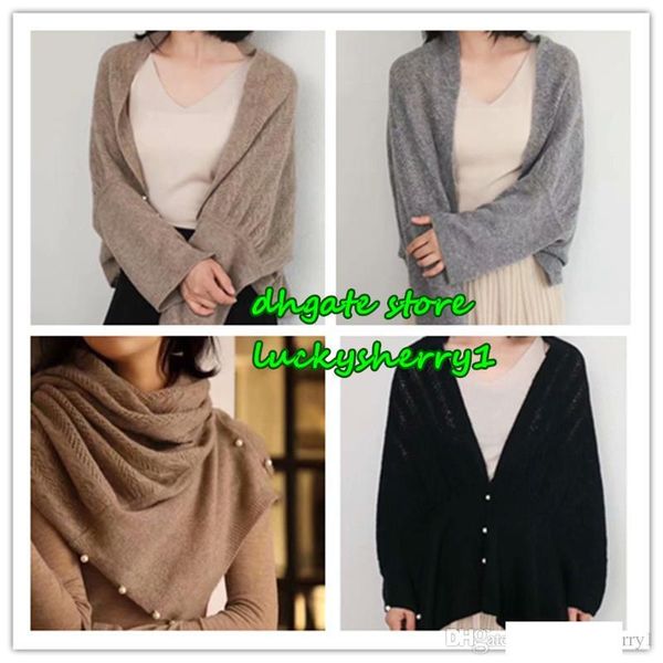 

a03ch - 4 colors original package new classic color long cashmere scarves, 100% grade cashmere pashmina, Blue;gray