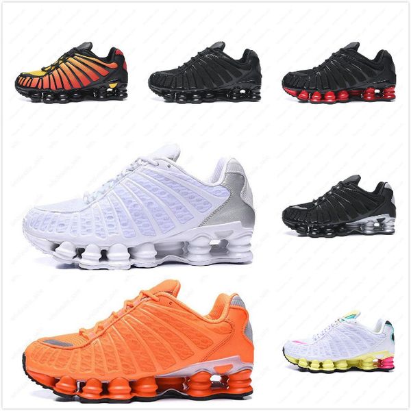 

new running shoes for mens 3m reflective tl sunrise university red clay orange blast triple black athletic sports sneakers size 40-46 te03