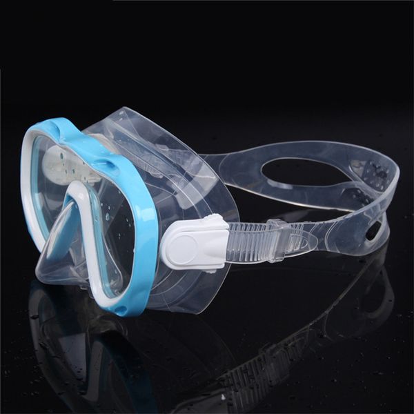 

swimming snorkel anti-fog clear wide view goggles set for summer diving asd88