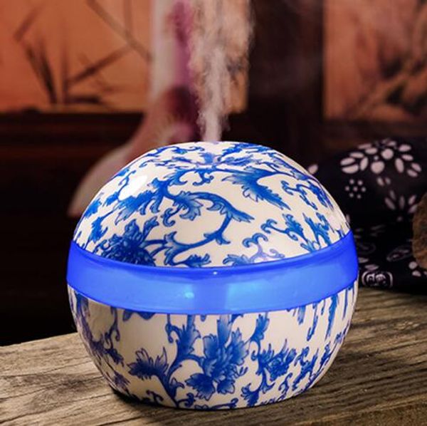 300 Ml Electric Ultrasonic Air Humidifier Aromatherapy Essential Oil Diffuser Aromatherapy USB Home Classic free shipping