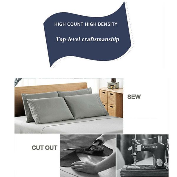 

4-pieces twin size  size set soft brushed bedding set with 1 fitted cover, 1 bed sheet and 2 pillowcases