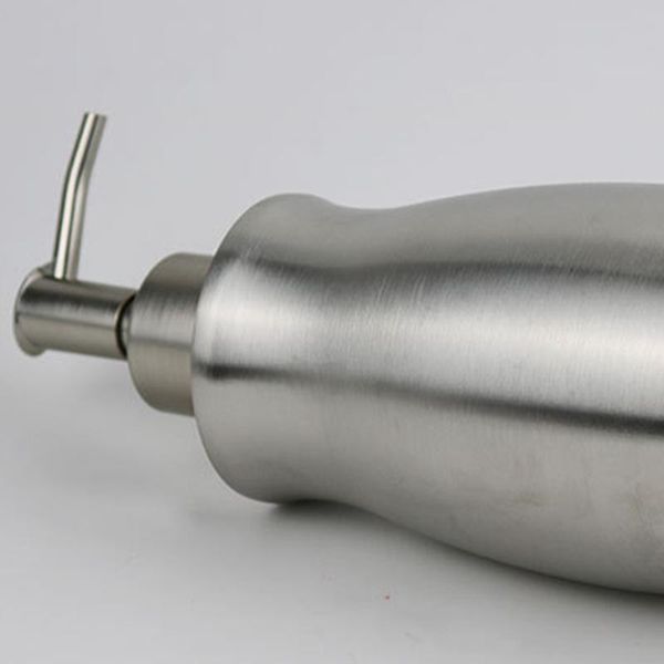 

stainless steel soap dispenser lotion bottle kitchen refillable liquid