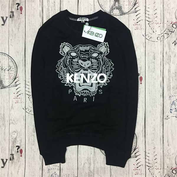 

men women xxl kenzo tiger sweater tracksuits jumper jacket women's hoodies & sweatshirts jytjgv rstuty drhsa, Black