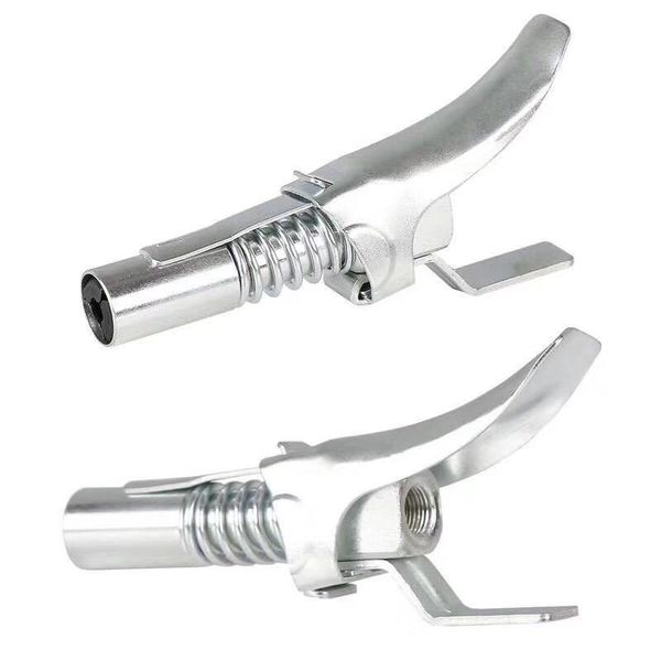 

grease coupler durable locking clamp type quick release grease gun coupler onto zerk fittings lubricating oil gun nozzle hot