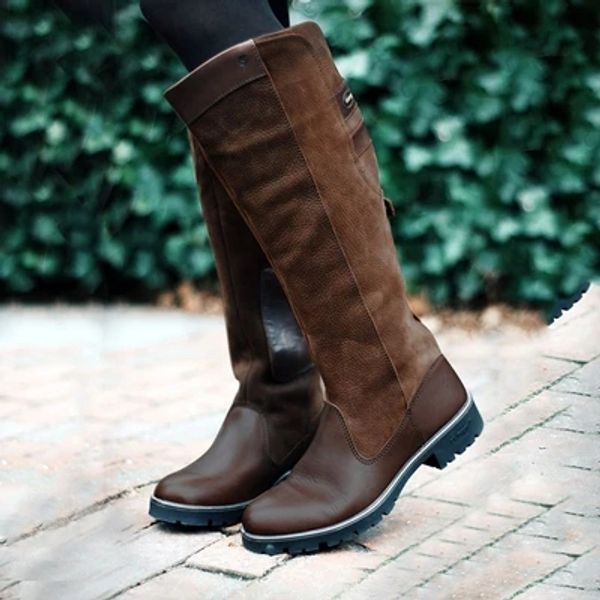 

puimentiua new autumn women long boots riding casual rome style boot autumn winter thigh high loose shoes botas mujer footwear, Black