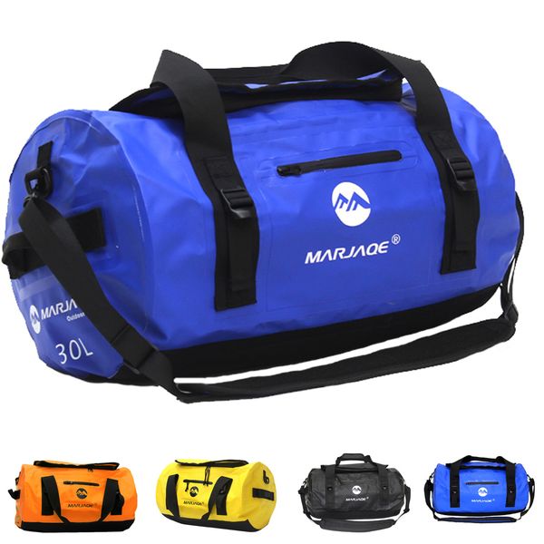 

waterproof 30l kayak duffel bag dry bag saddle luggage storage beach rafting motorcycle travel camping outdoor adventure