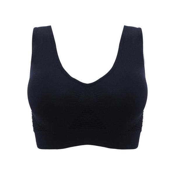 

women casual workout yoga clothes activewear solid sports bra, White;black